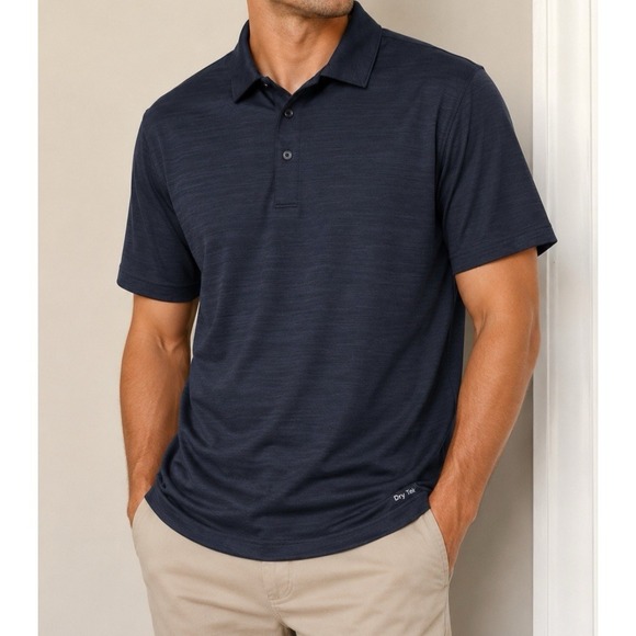 tek gear Other - Tek Gear Dry Tek Men XL Short Sleeve Polo Shirt Collar 3 Button Polyester